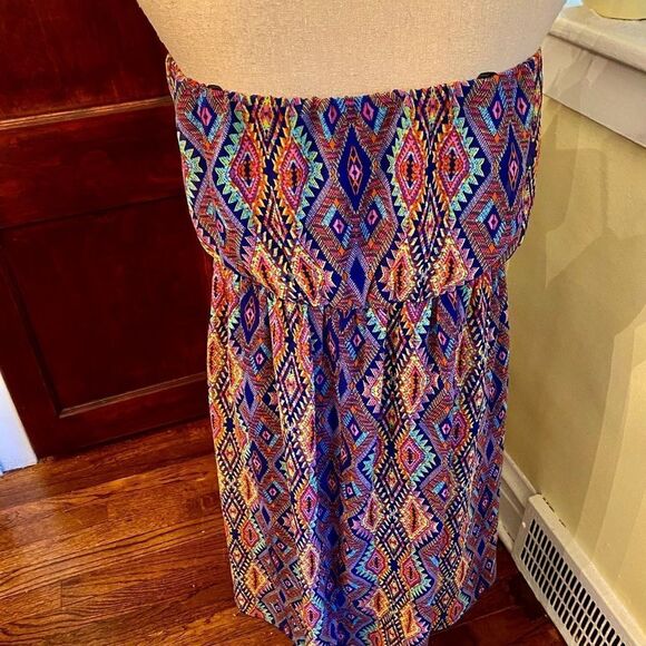 *Boho Chic* Chiffon Gypsy Sundress *Festival* 1X - Picture 5 of 9